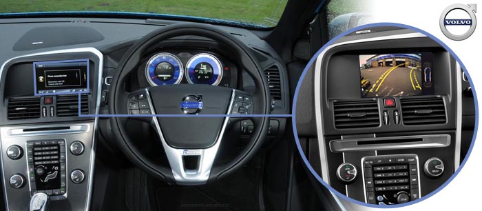 XC60 reversing camera screen